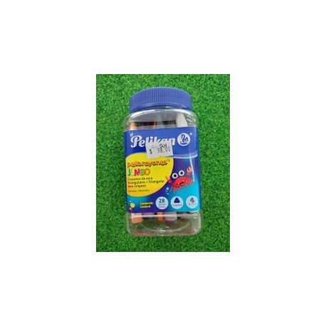 Crayon Pelikan Jumbo Bote C/28