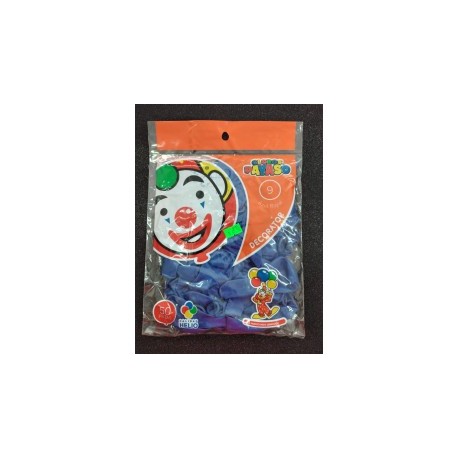 Globo Payaso 9 Azul Royal