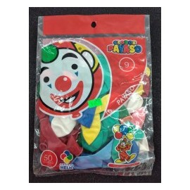 Globo Payaso 9 Color Surtido