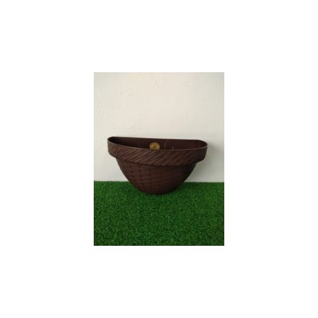 Maceta Rattan De Pared 26.5