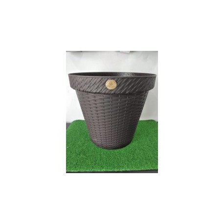 Maceta Rattan Redonda D34.5